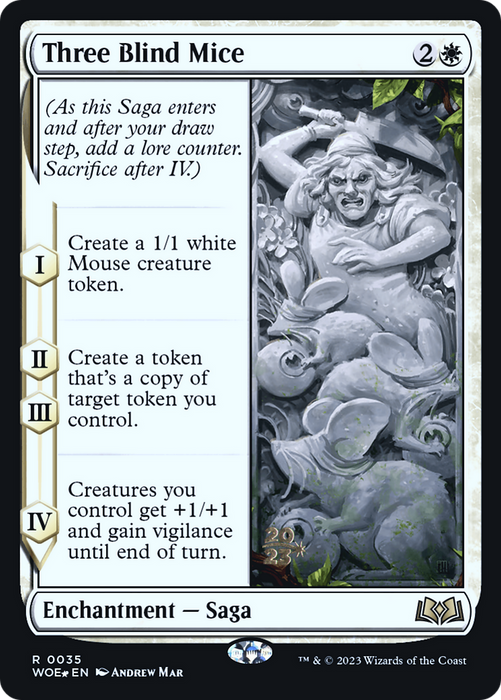 Three Blind Mice (PRE-35S) - rare - Foil