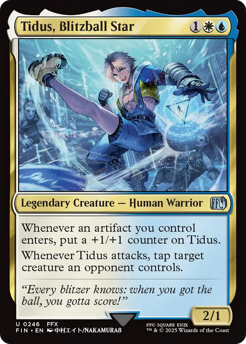 Tidus, Blitzball Star (FIN-246) - uncommon - Foil