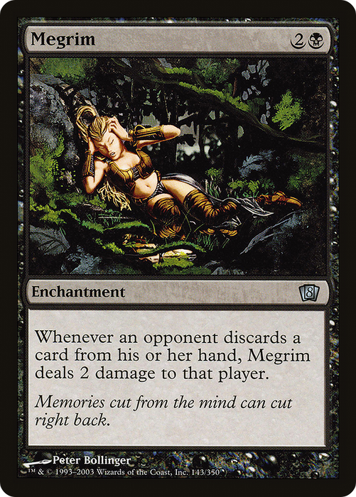 Megrim (8ED-143★) - uncommon - Foil