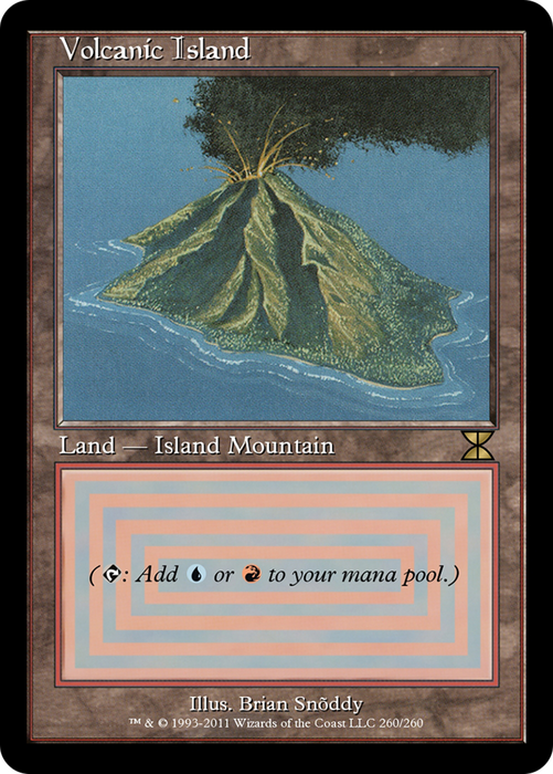Volcanic Island (ME4-260) - rare - Foil