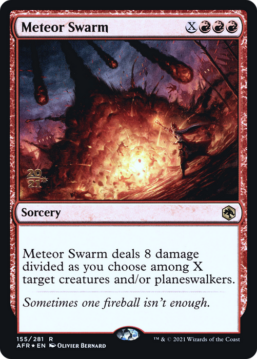 Meteor Swarm (PRE-155S) - rare - Foil