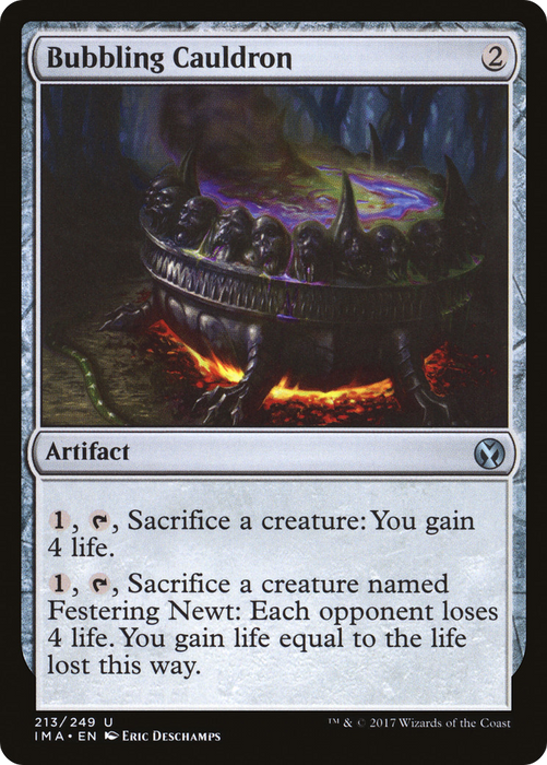 Bubbling Cauldron (IMA-213) - uncommon - Foil