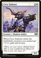 Civic Stalwart (RNA-006) - common - Foil