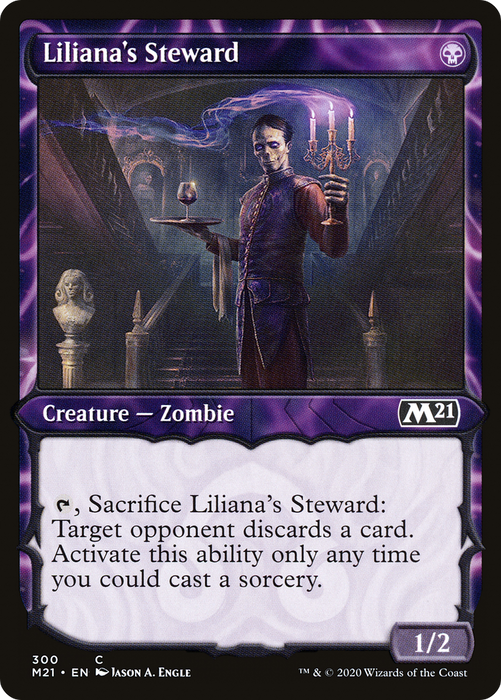 Liliana's Steward (M21-300) - common: (Showcase) - Foil
