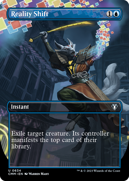 Reality Shift (CMM-634) - uncommon (Borderless) - Foil