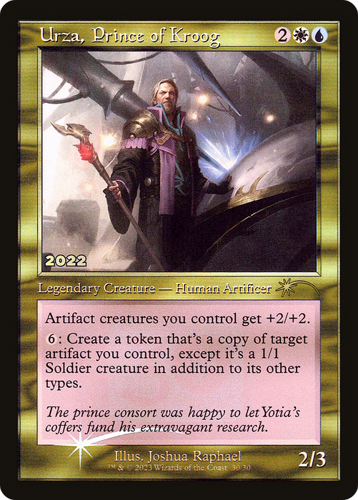 Urza, Prince of Kroog (30A-P-030) - rare - Foil