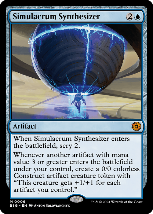 Simulacrum Synthesizer (BIG-006) - mythic - Foil
