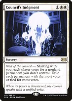 Council's Judgment (2XM-011) - rare