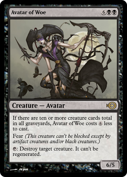 Avatar of Woe (PRM-36208) - rare - Foil