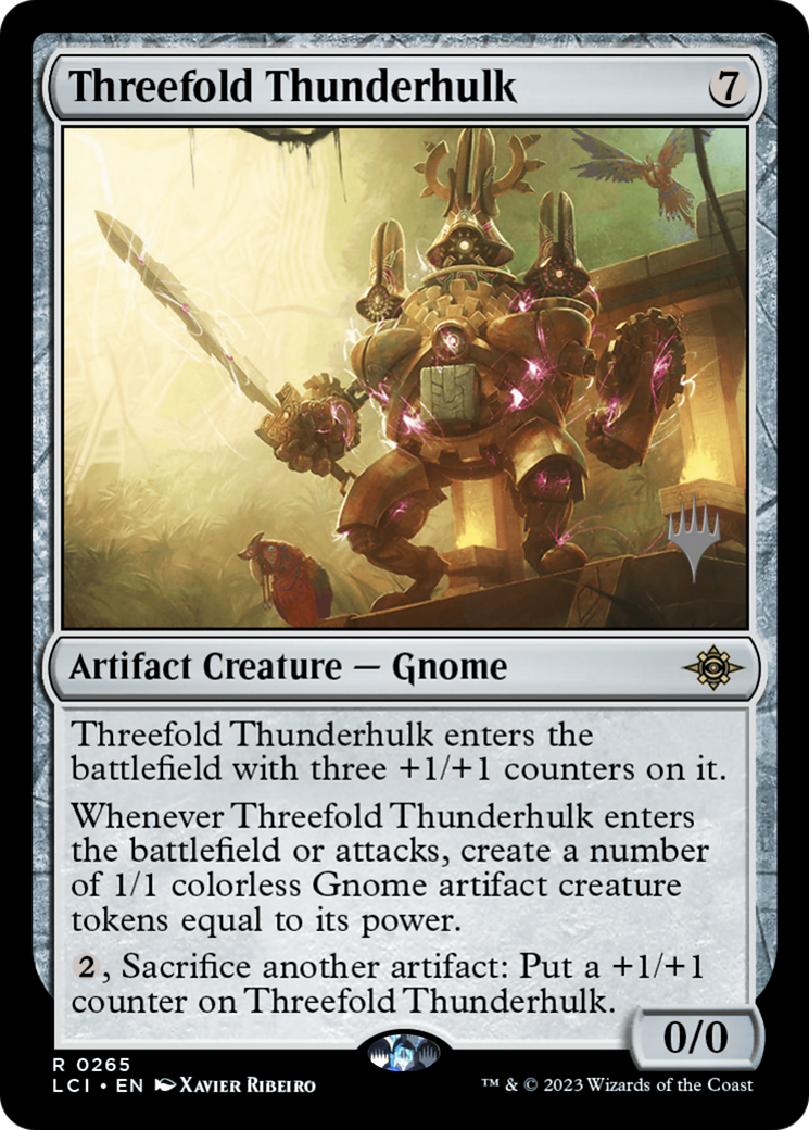 Threefold Thunderhulk (PPLCI-265P) - rare - Foil