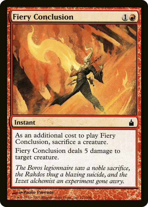 Fiery Conclusion (RAV-122) - common