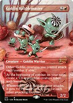 Goblin Rabblemaster (SLD-215) - rare (Borderless) - Foil
