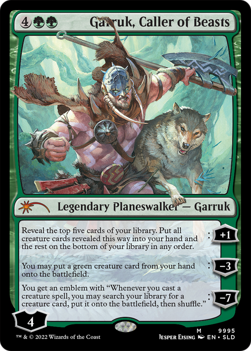 Garruk, Caller of Beasts (SLD-9995) - mythic