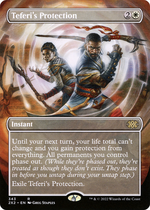 Teferi's Protection (2X2-343) - rare (Borderless)