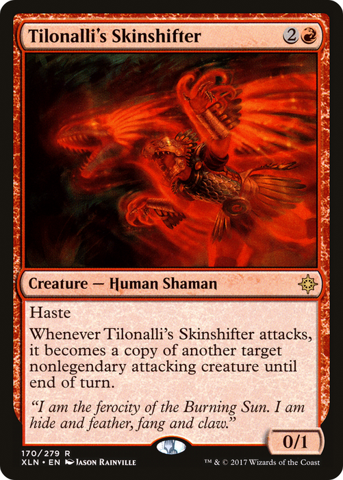 Tilonalli's Skinshifter (XLN-170) - rare - Foil