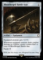 Bloodforged Battle-Axe (PIP-754) - rare - Foil