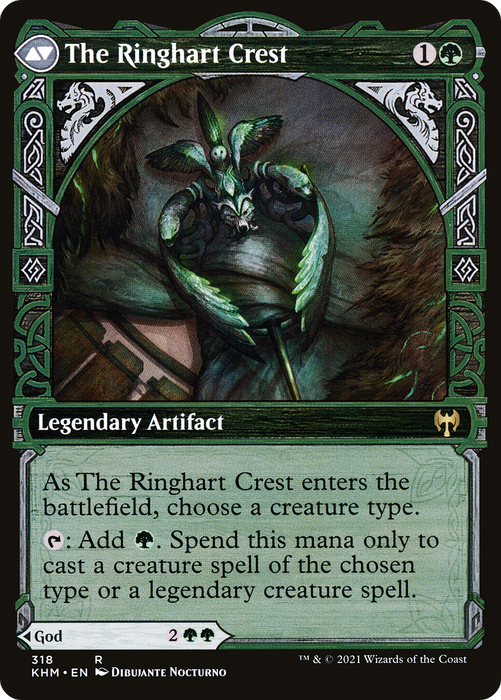 Kolvori, God of Kinship // The Ringhart Crest (KHM-318) - rare: (Showcase)