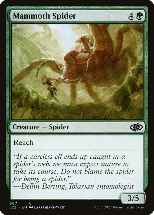 Mammoth Spider (J22-687) - common