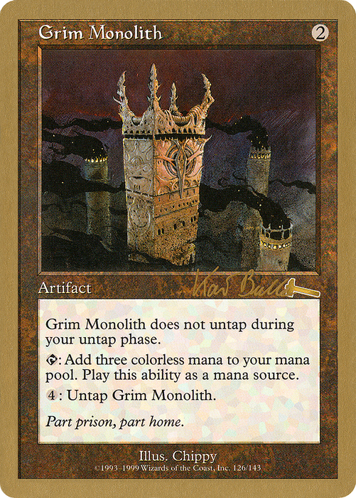 Grim Monolith (WCD-KB126) - rare
