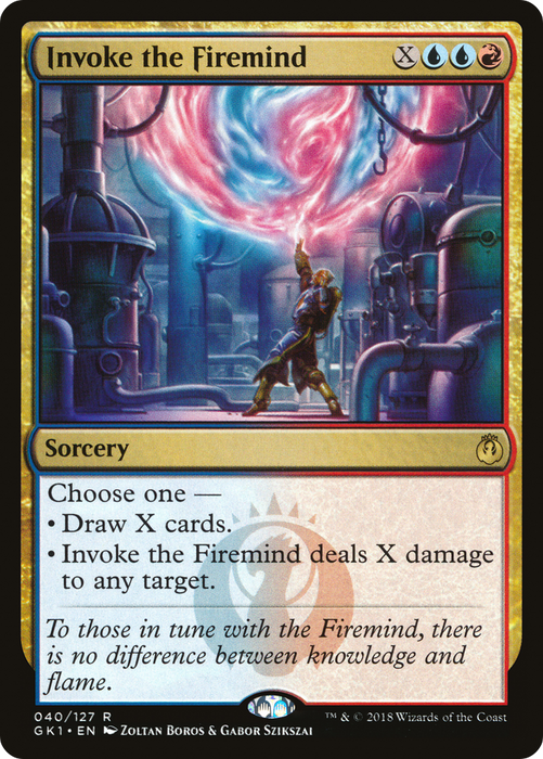 Invoke the Firemind (GR1-040) - rare