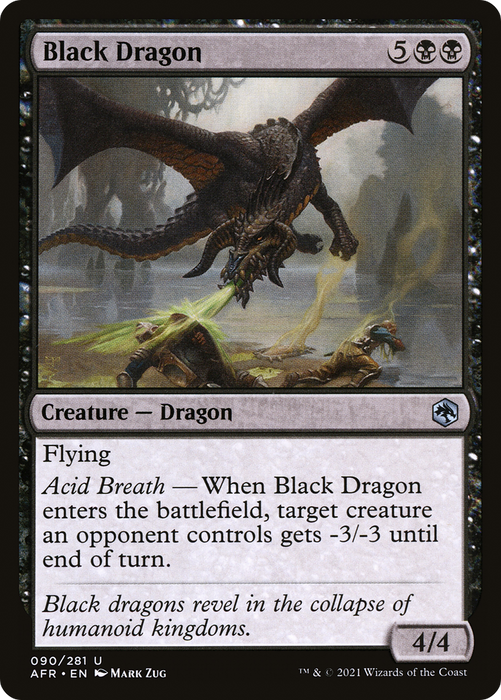 Black Dragon (AFR-090) - uncommon