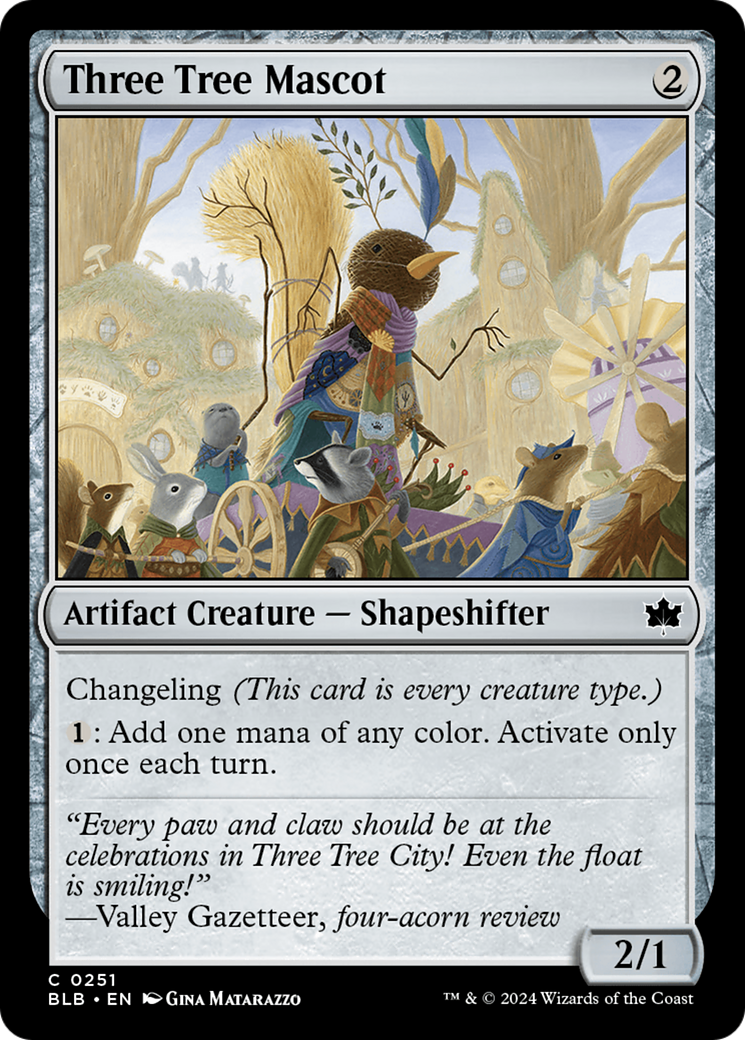 Three Tree Mascot (BLB-251) - common - Foil