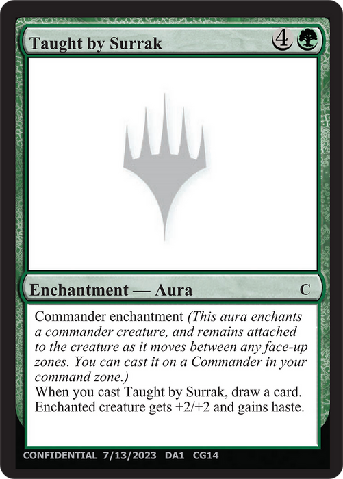 Taught by Surrak (UNK-CG14) - common