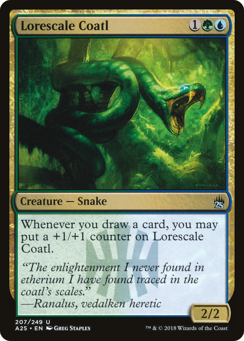 Lorescale Coatl (A25-207) - uncommon