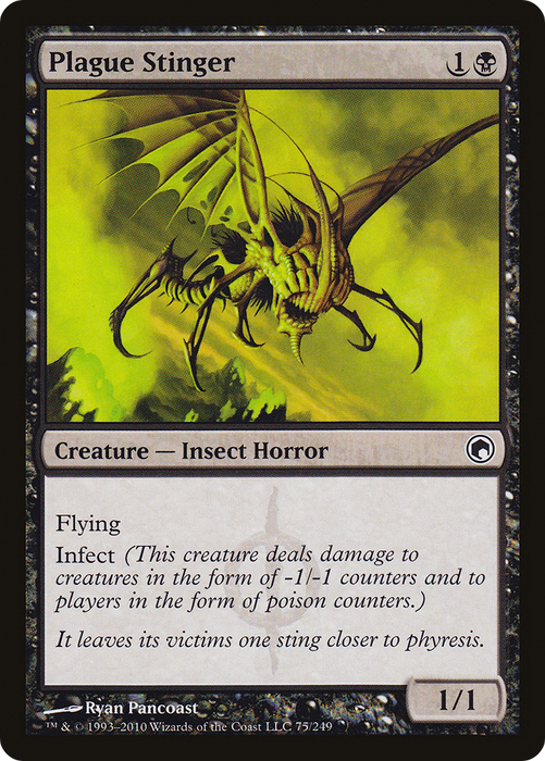 Plague Stinger (SOM-075) - common - Foil