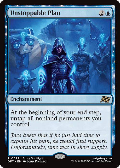 Unstoppable Plan (DFT-072) - rare: (enchantment)