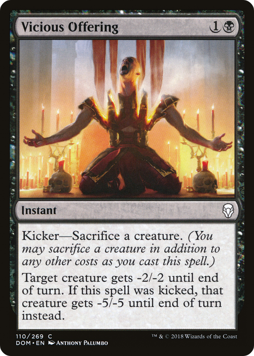 Vicious Offering (DOM-110) - common - Foil