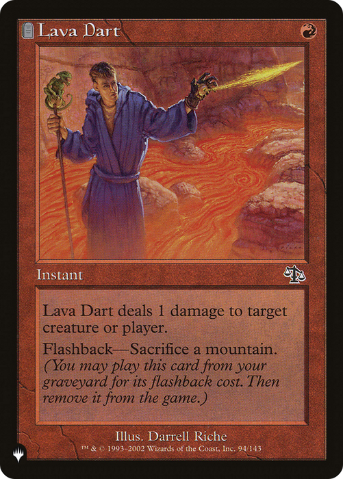 Lava Dart (LIST-JUD-94) - common: (tombstone)