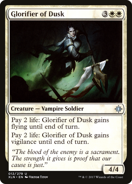Glorifier of Dusk (XLN-012) - uncommon - Foil