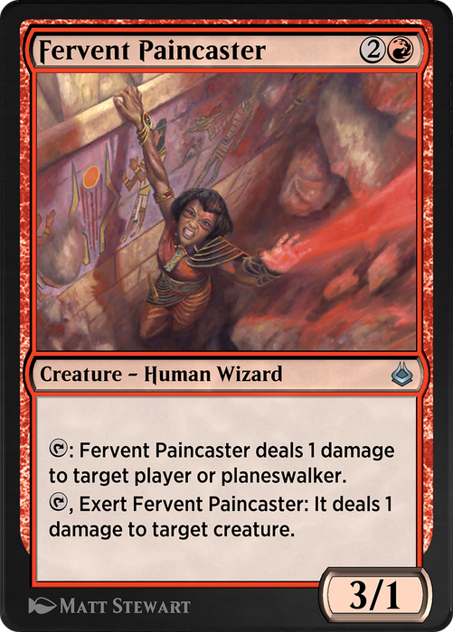 Fervent Paincaster (AKR-153) - uncommon