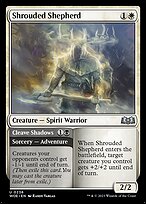 Shrouded Shepherd // Cleave Shadows (WOE-236) - uncommon - Foil