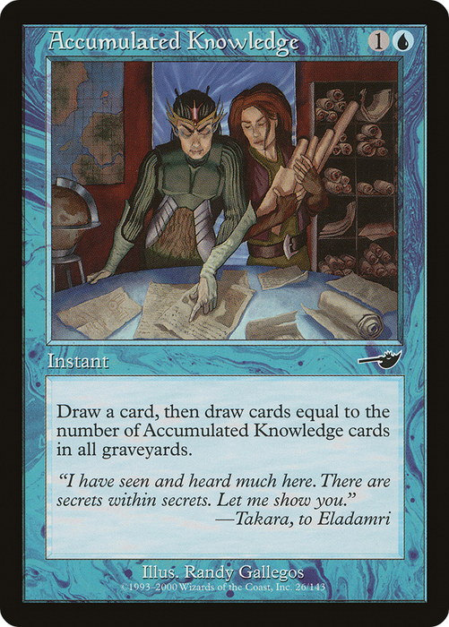 Accumulated Knowledge (NMS-026) - common - Foil
