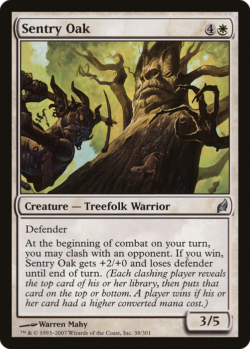 Sentry Oak (LRW-038) - uncommon