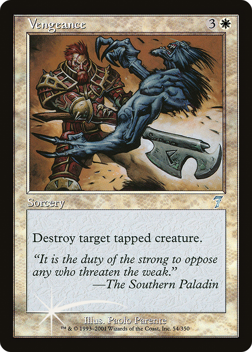 Vengeance (7ED-54★) - uncommon - Foil