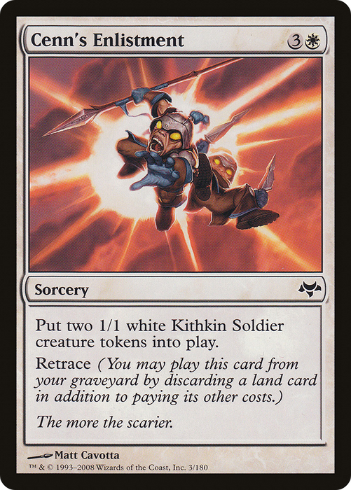 Cenn's Enlistment (EVE-003) - common - Foil