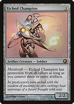 Etched Champion (SOM-154) - rare