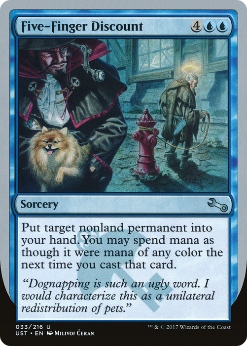 Five-Finger Discount (UST-033) - uncommon - Foil
