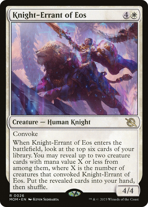 Knight-Errant of Eos (MOM-026) - rare - Foil