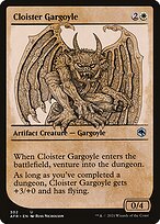 Cloister Gargoyle (AFR-302) - uncommon: (Showcase)