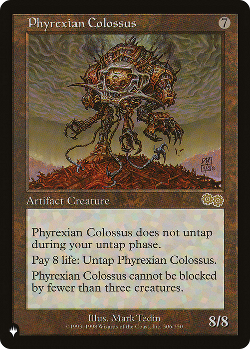 Phyrexian Colossus (LIST-USG-305) - rare