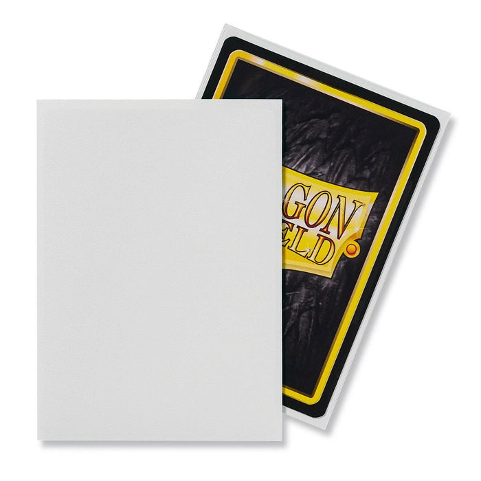Protecteurs de cartes: Dragon Shield Standard 100ct - White (Matte)