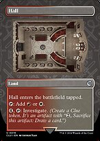 Hall (CLU-016) - uncommon (Borderless)