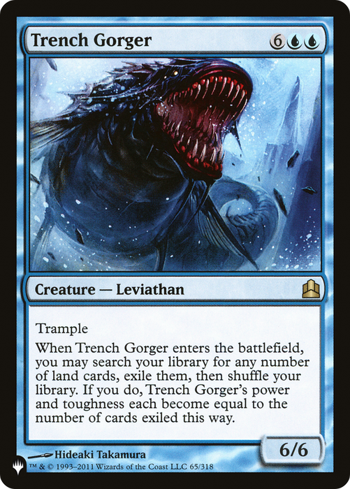 Trench Gorger (LIST-CMD-65) - rare