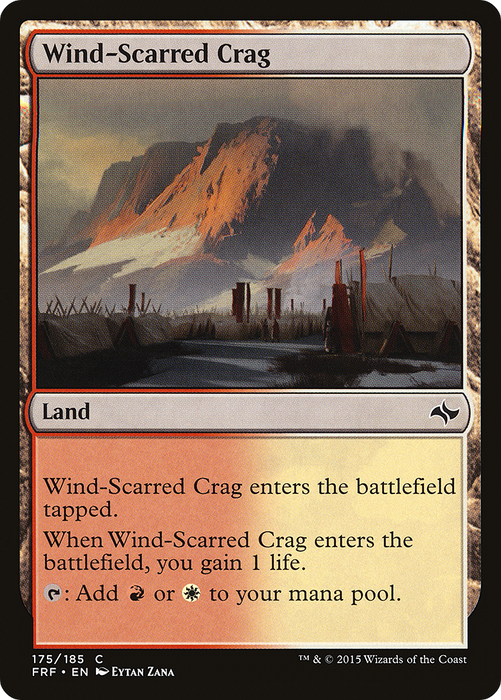 Wind-Scarred Crag (FRF-175) - common - Foil