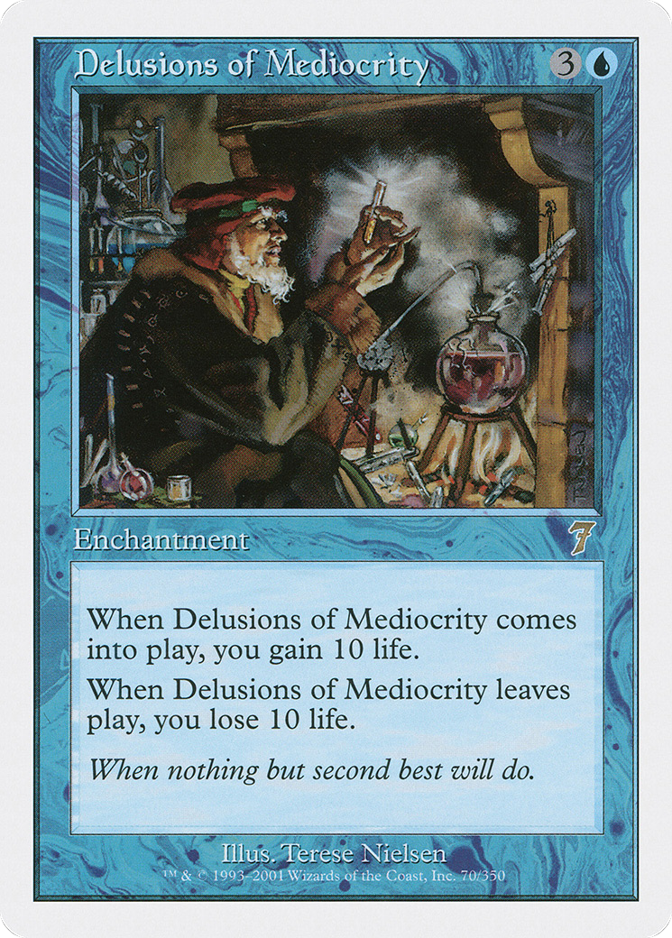 Delusions of Mediocrity (7ED-070) - rare