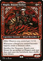 Magda, Brazen Outlaw (KHM-312) - rare: (Showcase) - Foil
